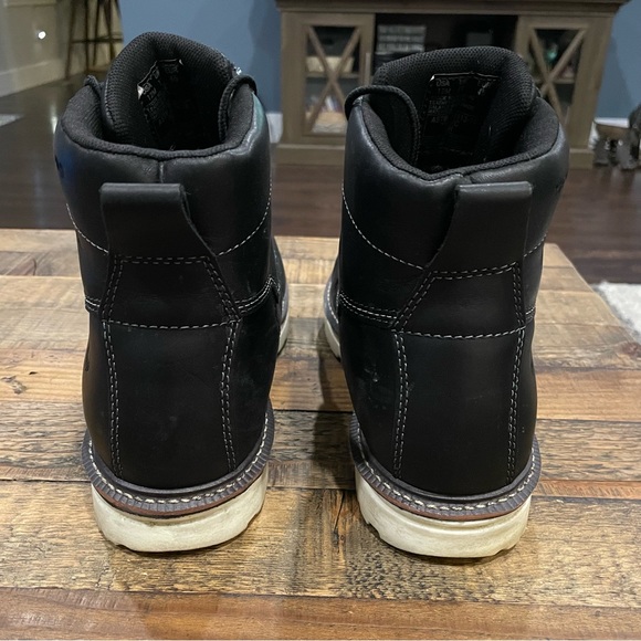 Men’s Wolverine I-90 Durashock 6" Comp Toe WP Wedge Work Boot Black - Picture 6 of 9